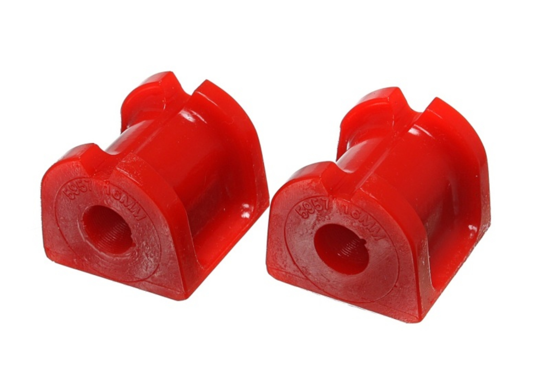 Picture of Energy Suspension 08-14 Subaru WRX Red 16mm Rear Sway Bar Bushing and End Link Set