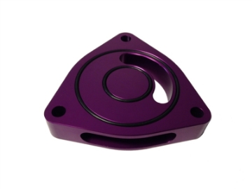 Picture of Torque Solution Blow Off BOV Sound Plate Purple: Hyundai Genesis Coupe 2-0T ALL