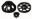 Picture of Torque Solution Lightweight WP-Crank-Alt Pulley Combo Black: Hyundai Genesis Coupe 3-8 2010+