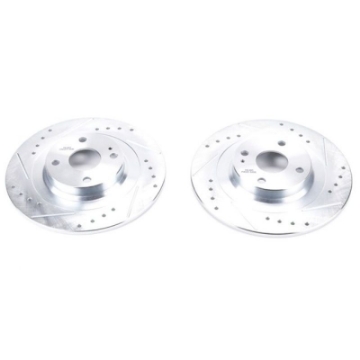 Picture of Power Stop 17-19 Fiat 124 Spider Rear Evolution Drilled & Slotted Rotors - Pair