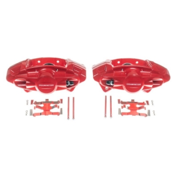 Picture of Power Stop 09-19 Nissan 370Z Rear Red Calipers w-o Brackets - Pair