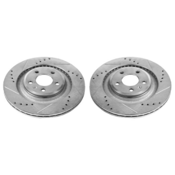 Picture of Power Stop 10-11 Audi S4 Rear Evolution Drilled & Slotted Rotors - Pair