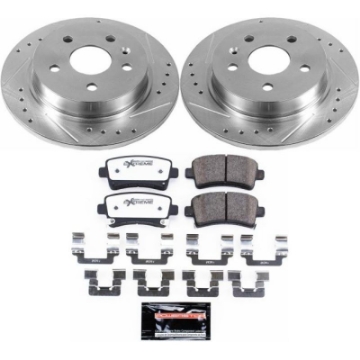 Picture of Power Stop 12-16 Buick LaCrosse Rear Z26 Street Warrior Brake Kit