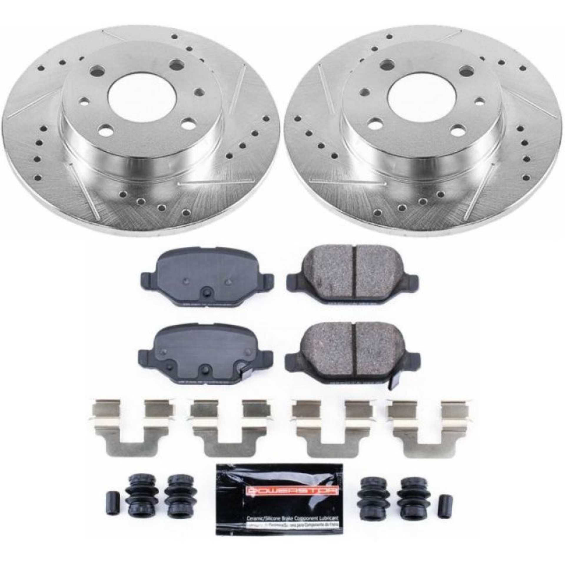 Picture of Power Stop 12-18 Fiat 500 Rear Z23 Evolution Sport Brake Kit