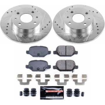 Picture of Power Stop 12-18 Fiat 500 Rear Z23 Evolution Sport Brake Kit