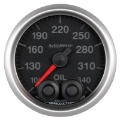 Picture of Autometer Elite 52mm 100-340 Deg F Oil Temp Peak & Warn w- Electronic Control Gauge
