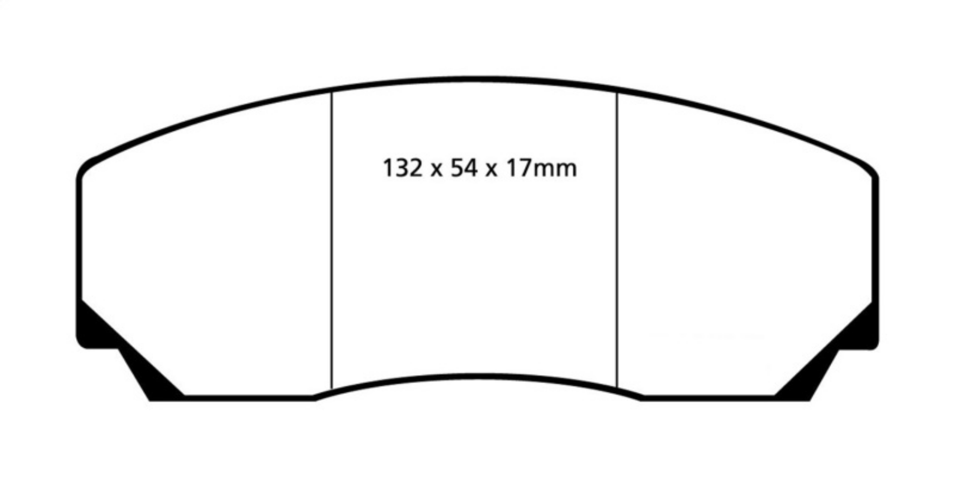 Picture of EBC 90-00 Aston Martin Vantage 5-3 Twin SuperchargedAP Redstuff Front Brake Pads
