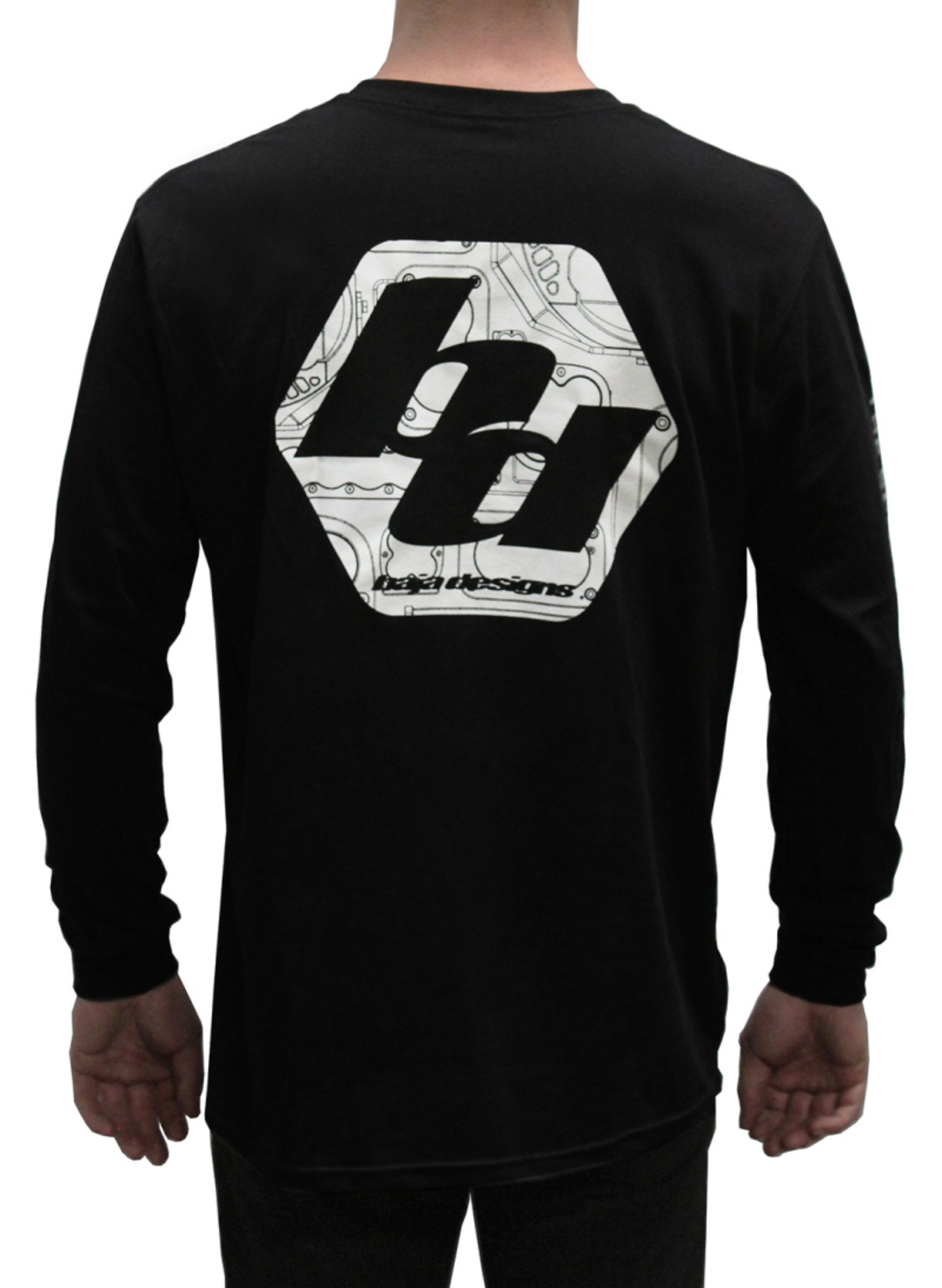 Picture of Baja Designs BD Black Mens Long Sleeve Shirt Small