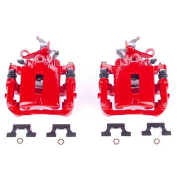 Picture of Power Stop 03-05 Jaguar S-Type Rear Red Calipers w-Brackets - Pair