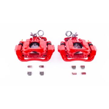 Picture of Power Stop 11-14 Ford Edge Rear Red Calipers w-Brackets - Pair