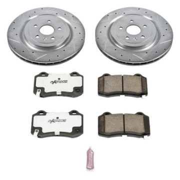 Picture of Power Stop 09-15 Cadillac CTS Rear Z26 Street Warrior Brake Kit