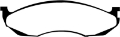 Picture of EBC 90-91 Jeep Cherokee 2-5 4WD Ultimax2 Front Brake Pads