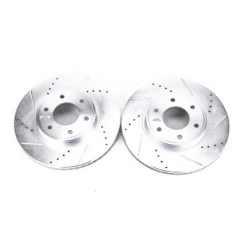 Picture of Power Stop 06-09 Chevrolet Trailblazer Front Evolution Drilled & Slotted Rotors - Pair