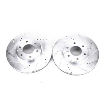 Picture of Power Stop 06-09 Chevrolet Trailblazer Front Evolution Drilled & Slotted Rotors - Pair
