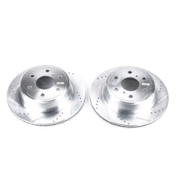 Picture of Power Stop 07-18 Chevrolet Silverado 1500 Rear Evolution Drilled & Slotted Rotors - Pair