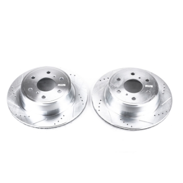 Picture of Power Stop 07-18 Chevrolet Silverado 1500 Rear Evolution Drilled & Slotted Rotors - Pair