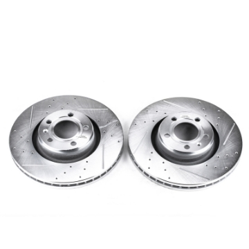 Picture of Power Stop 05-11 Audi A6 Front Evolution Drilled & Slotted Rotors - Pair