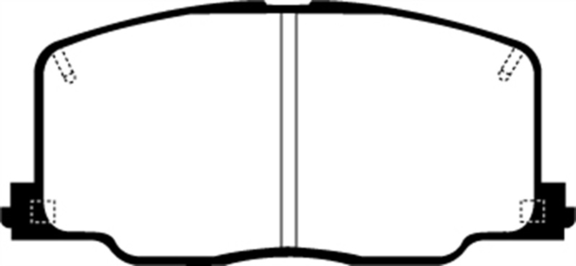 Picture of EBC 90-91 Lexus ES250 2-5 Greenstuff Front Brake Pads