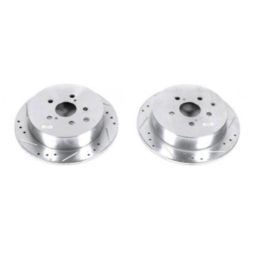 Picture of Power Stop 10-15 Lexus RX350 Rear Evolution Drilled & Slotted Rotors - Pair