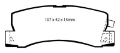 Picture of EBC 90-91 Lexus ES250 2-5 Redstuff Rear Brake Pads
