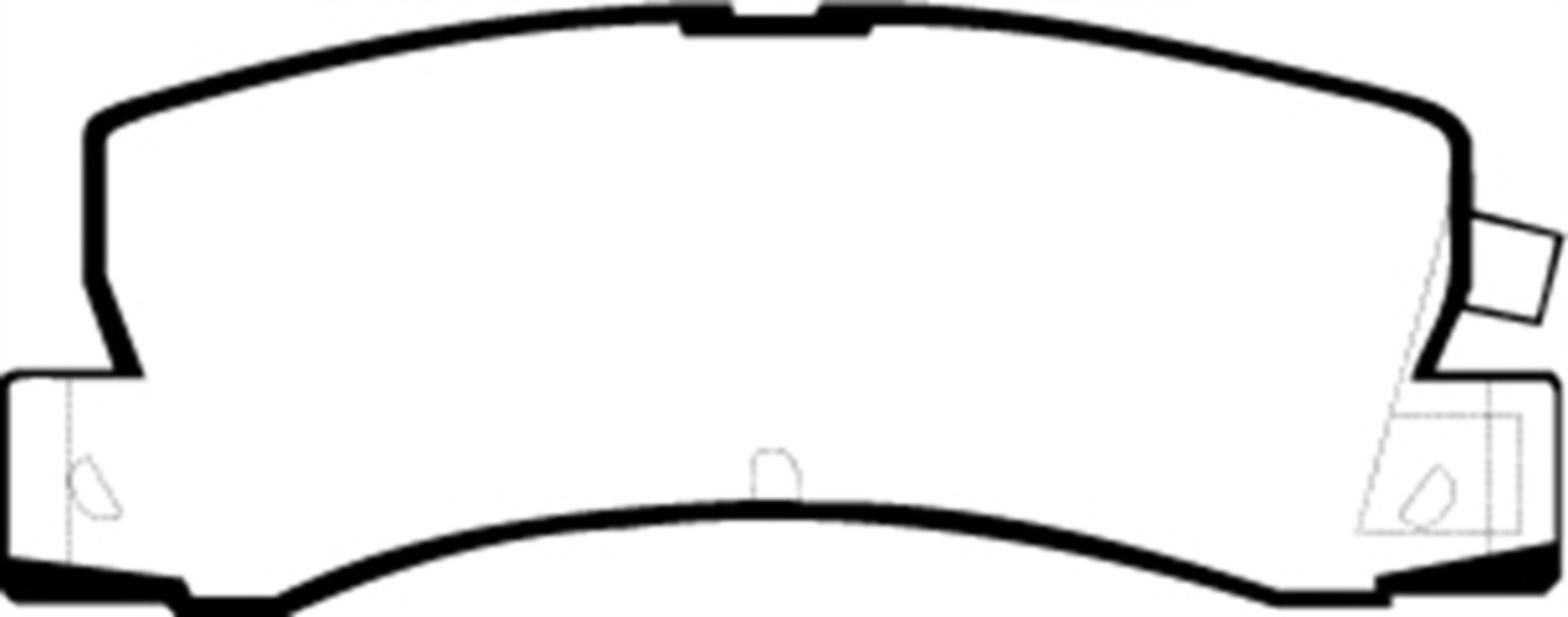 Picture of EBC 90-91 Lexus ES250 2-5 Ultimax2 Rear Brake Pads