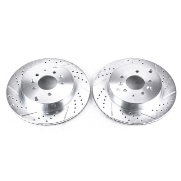 Picture of Power Stop 07-15 Mazda CX-9 Rear Evolution Drilled & Slotted Rotors - Pair