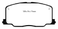 Picture of EBC 90-91 Lexus ES250 2-5 Yellowstuff Front Brake Pads