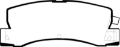 Picture of EBC 90-91 Lexus ES250 2-5 Yellowstuff Rear Brake Pads