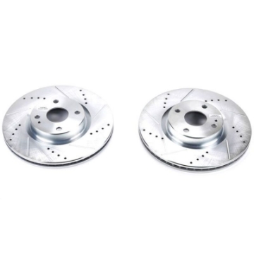 Picture of Power Stop 17-19 Fiat 124 Spider Front Evolution Drilled & Slotted Rotors - Pair