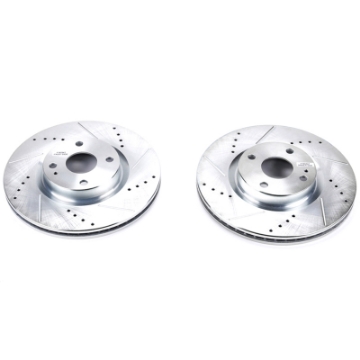 Picture of Power Stop 17-19 Fiat 124 Spider Front Evolution Drilled & Slotted Rotors - Pair
