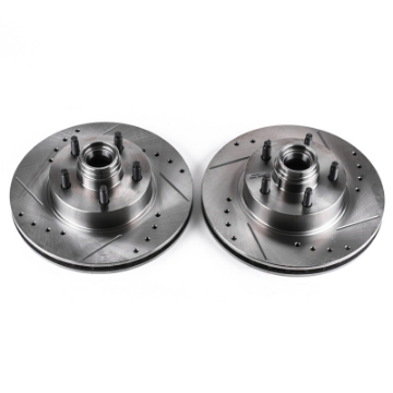 Picture of Power Stop 95-01 Ford Explorer Front Evolution Drilled & Slotted Rotors - Pair