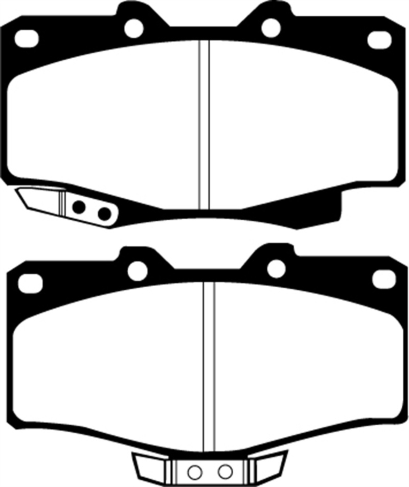 Picture of EBC 90-91 Toyota 4 Runner 2-4 Ultimax2 Front Brake Pads