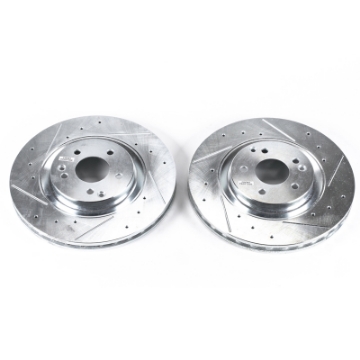 Picture of Power Stop 04-07 Mercedes-Benz C230 Front Evolution Drilled & Slotted Rotors - Pair