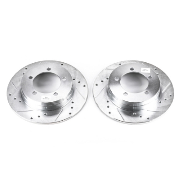 Picture of Power Stop 90-94 Eagle Talon Rear Evolution Drilled & Slotted Rotors - Pair