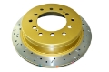 Picture of DBA 10+ Toyota 4Runner-FJ Cruiser Rear Drilled and Slotted 4000 Series Rotor