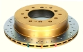 Picture of DBA 10+ Toyota 4Runner-FJ Cruiser Rear Drilled and Slotted 4000 Series Rotor