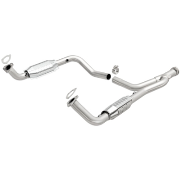 Picture of MagnaFlow Conv DF 95-99 Range Rover 4-0-4-6L GEMS Y-Pipe Assembly *NOT FOR SALE IN CALIFORNIA*