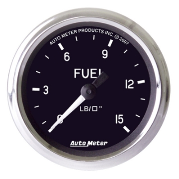 Picture of Autometer Cobra 2 inch 0-15 PSI w- ISO Fuel Pressure Gauge
