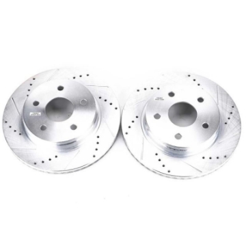 Picture of Power Stop 07-09 Chrysler Aspen Front Evolution Drilled & Slotted Rotors - Pair