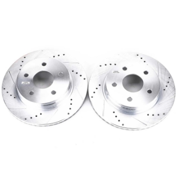Picture of Power Stop 07-09 Chrysler Aspen Front Evolution Drilled & Slotted Rotors - Pair