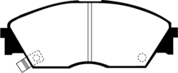 Picture of EBC 90-92 Honda Civic CRX 1-6 Si Ultimax2 Front Brake Pads