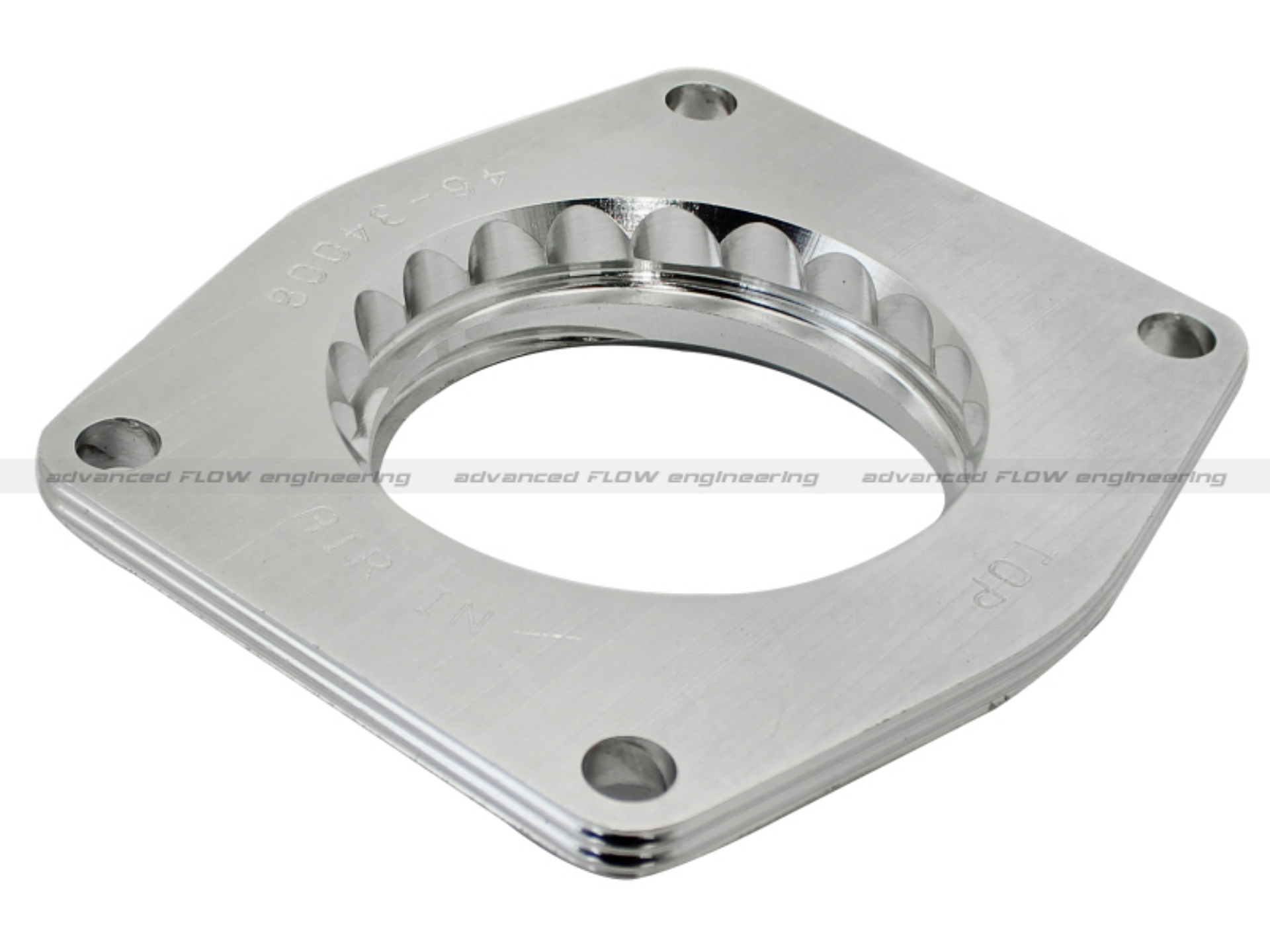 Picture of aFe Silver Bullet Throttle Body Spacers TBS 2014 GM Silverado-Sierra 1500 V8 5-3L