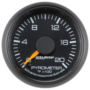 Picture of Autometer Factory Match Chevy 2-1-16in FSE 0-2000 Pyro Kit Gauge