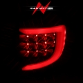 Picture of ANZO 2004-2007 Dodge Grand Caravan LED Tail Lights w- Light Bar Black Housing Smoke Lens