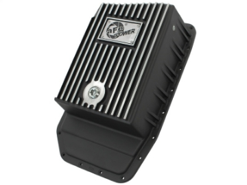 Picture of aFe Power Transmission Pan Black Machined 09-14 Ford 6R80 F-150 Trucks