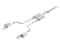 Picture of Borla 11-14 Dodge Challenger 3-6L AT-MT RWD 2Dr Single Split Rear Exit Rectangle Tip Catback Exhaust