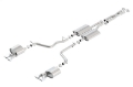 Picture of Borla 11-14 Dodge Challenger 3-6L AT-MT RWD 2Dr Single Split Rear Exit Rectangle Tip Catback Exhaust