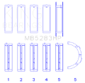Picture of King Engine Bearings Performance Main Bearing Set - Size STD