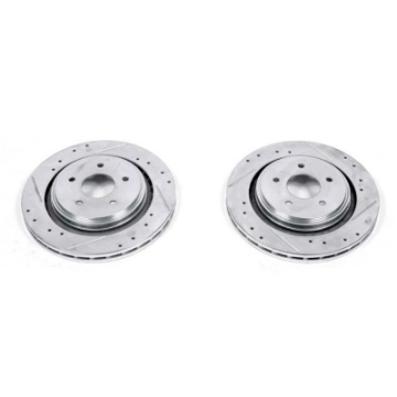Picture of Power Stop 06-09 Cadillac XLR Rear Evolution Drilled & Slotted Rotors - Pair