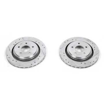 Picture of Power Stop 06-09 Cadillac XLR Rear Evolution Drilled & Slotted Rotors - Pair